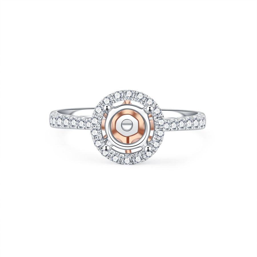 18K SEMI MOUNTING DIAMOND RING