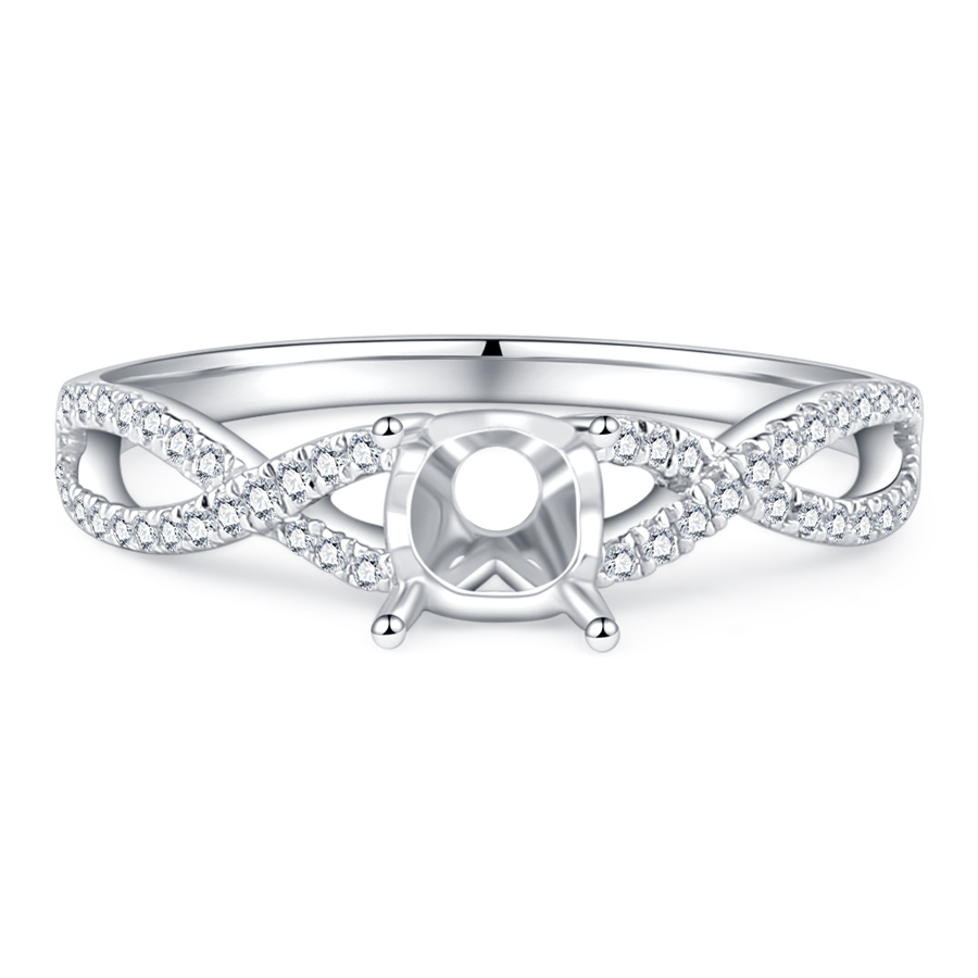 18K SEMI MOUNTING DIAMOND RING