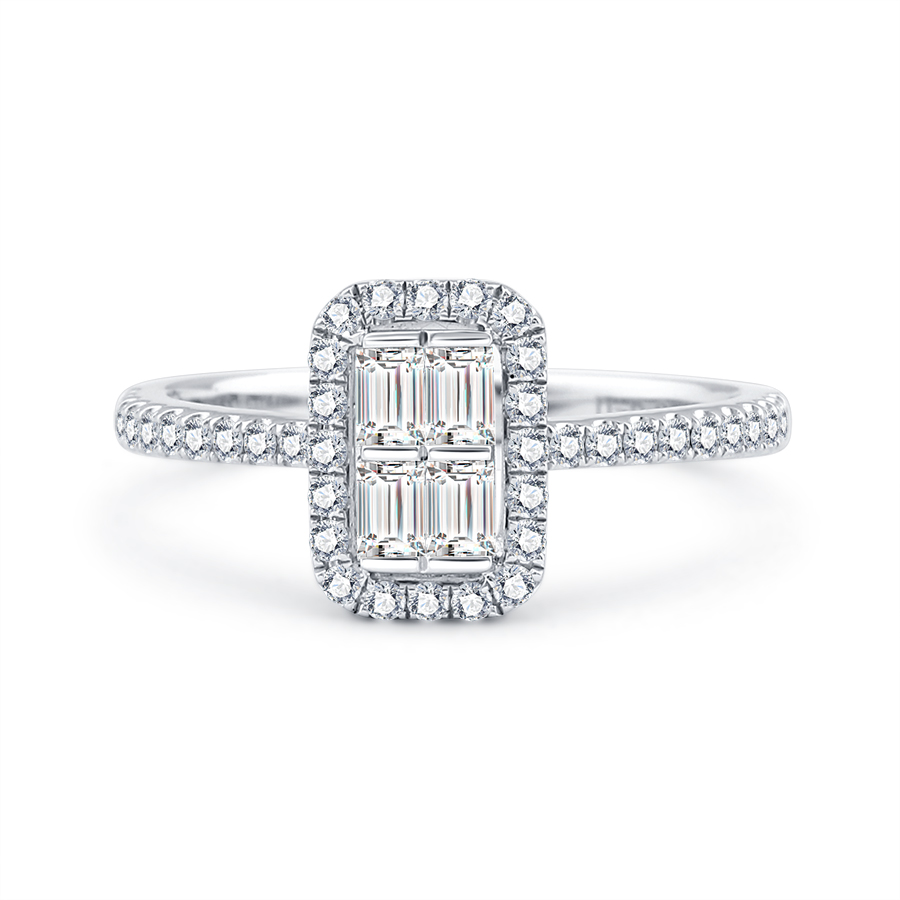 18K GOLD DIAMOND RING