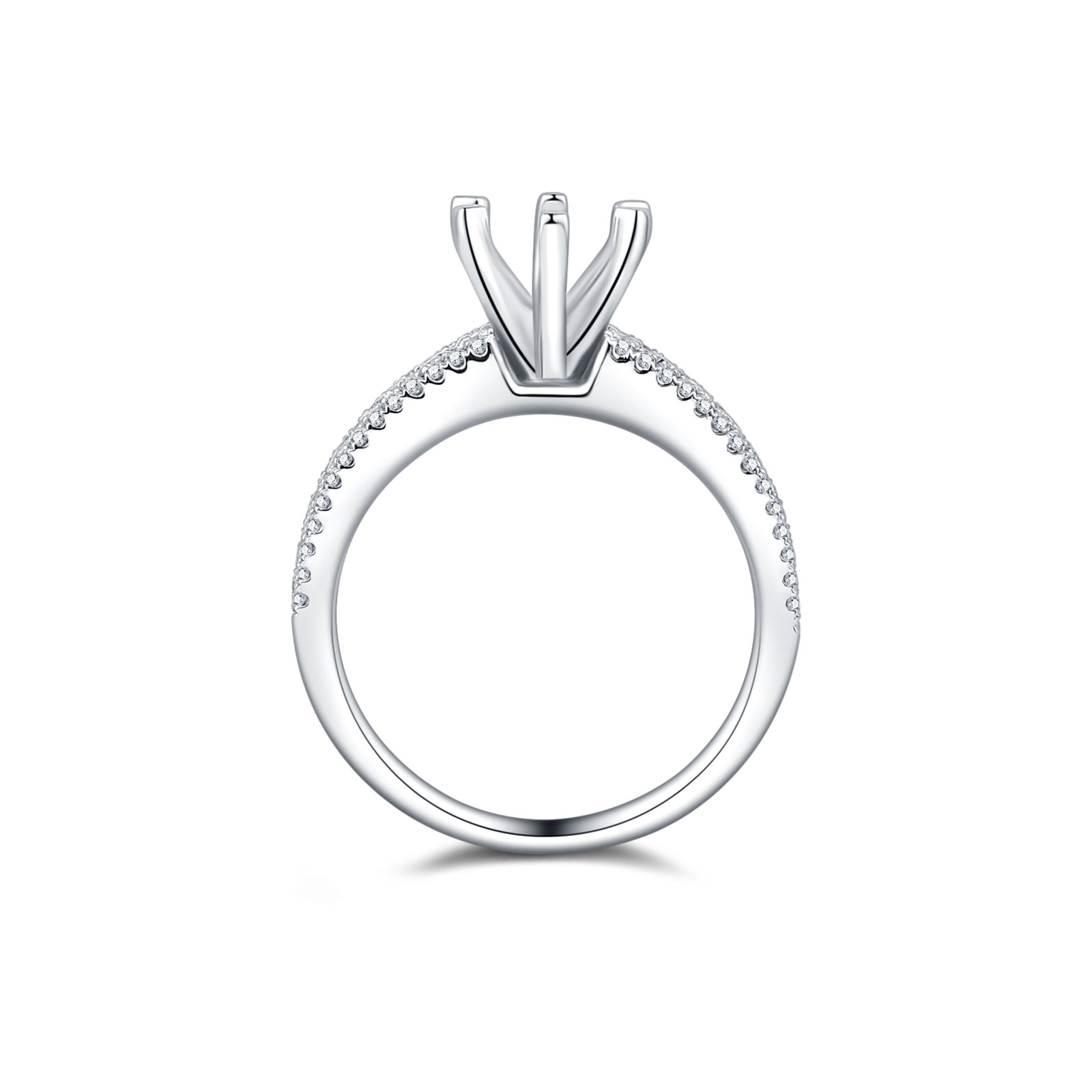 18K SEMI MOUNTING DIAMOND RING