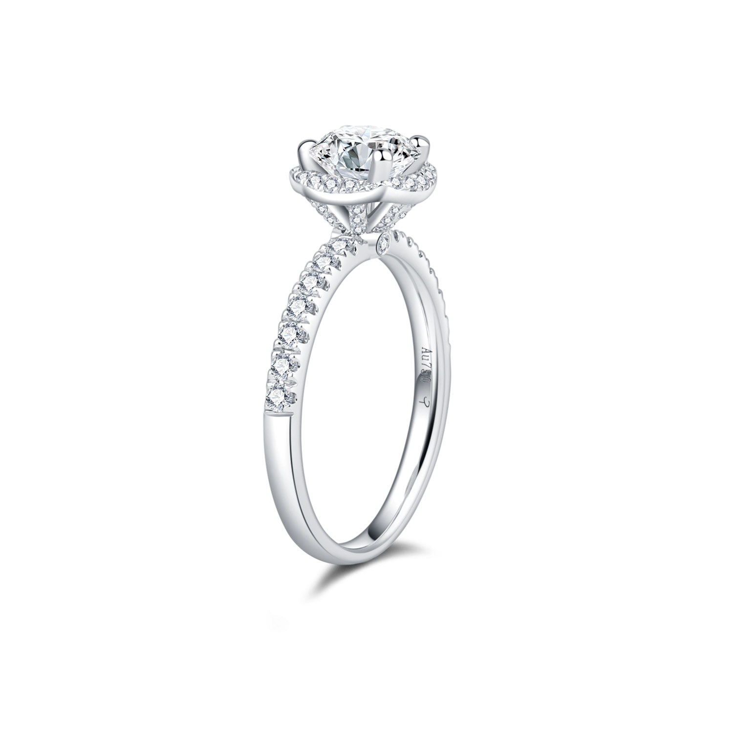 18K SEMI MOUNTING DIAMOND RING