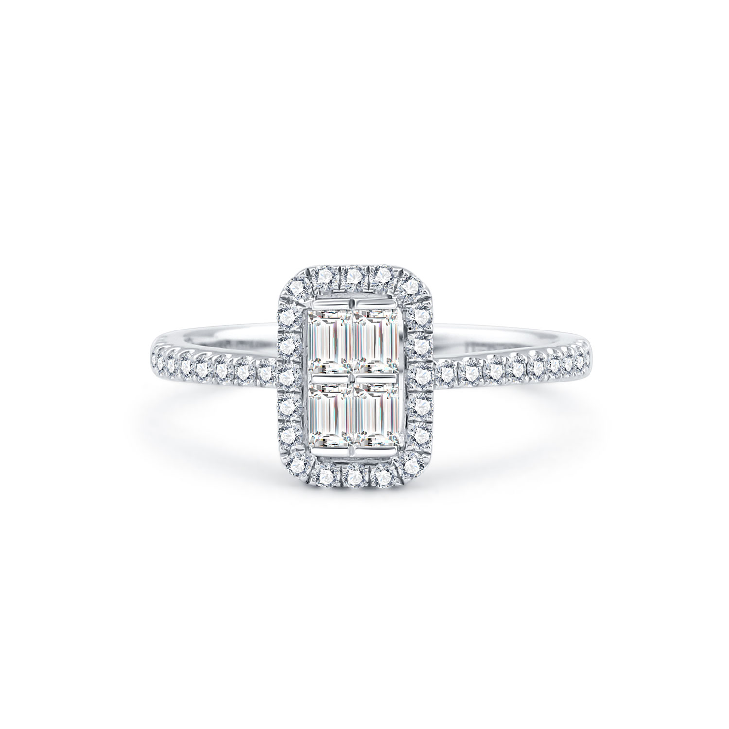 18K GOLD DIAMOND RING